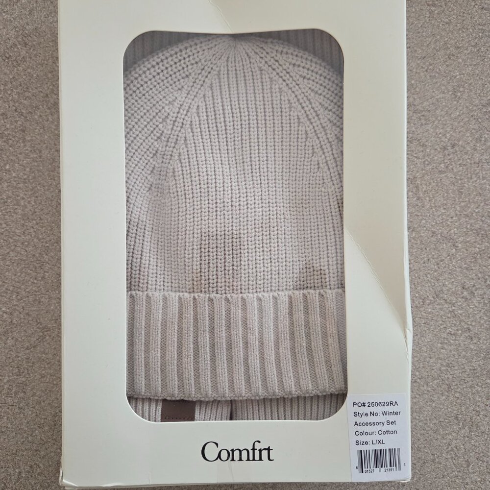 NWT/NIB Comfrt Winter Accessories Bundle Cotton